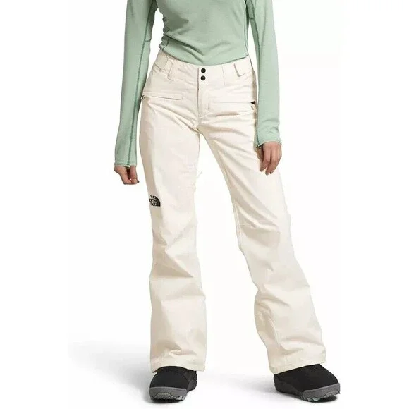 The North Face Freedom Insulated Snow Ski Pants Women 2X Gardenia White NWT $220